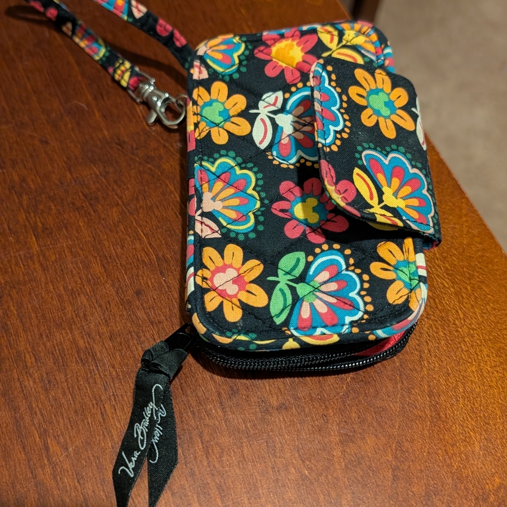 Vera Bradley Floral Wristlet